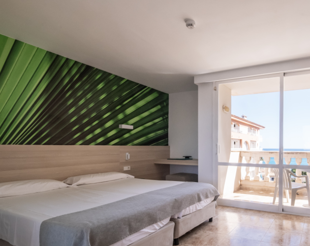 Premium room of the Canyamel Classic Hotel in Majorca, designed for a comfortable stay in the Balearic Islands.